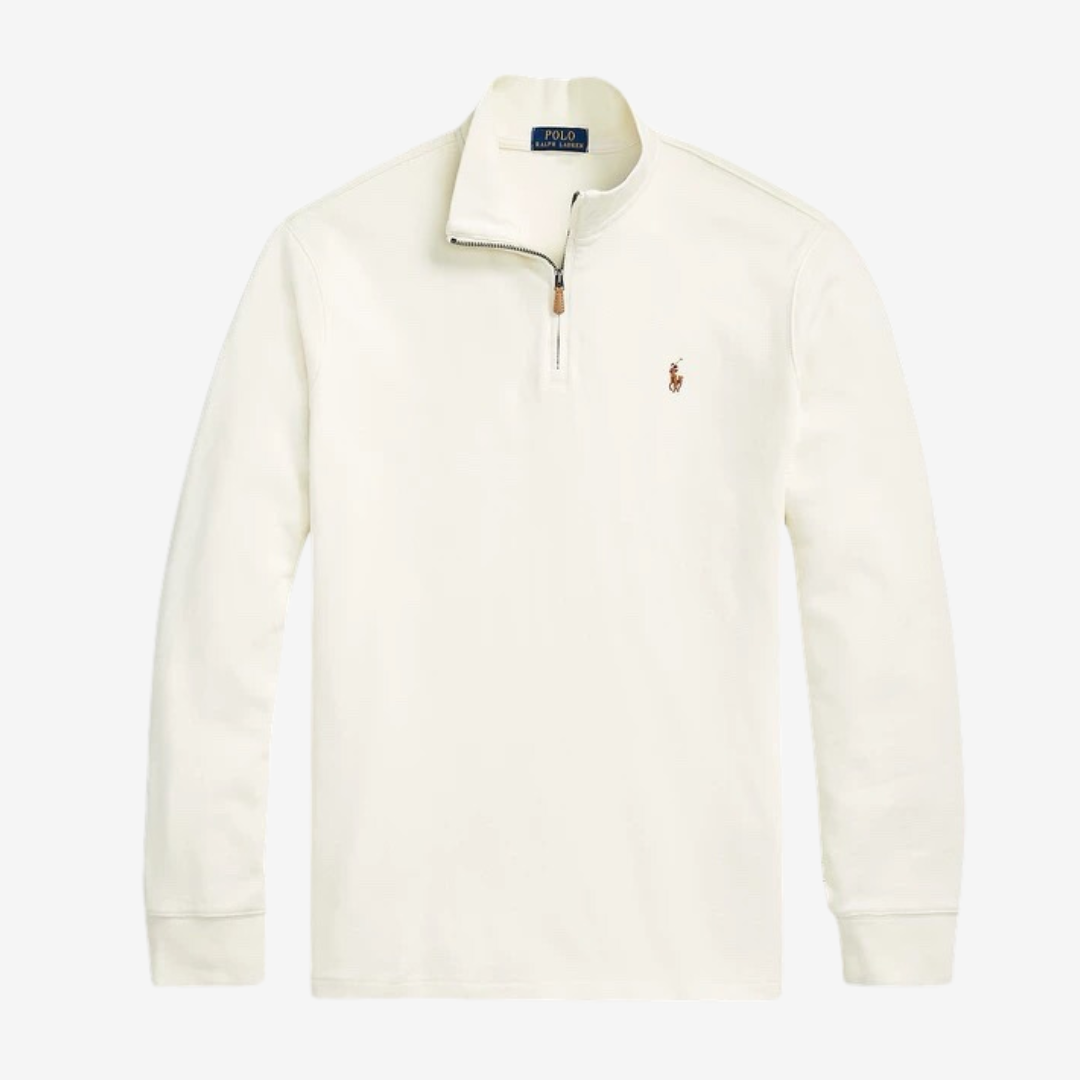 Suéter Ralph Lauren Quarter Zip "Andover Cream"