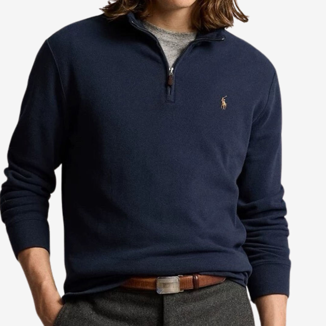 Suéter Ralph Lauren Quarter Zip "Hunter Navy"