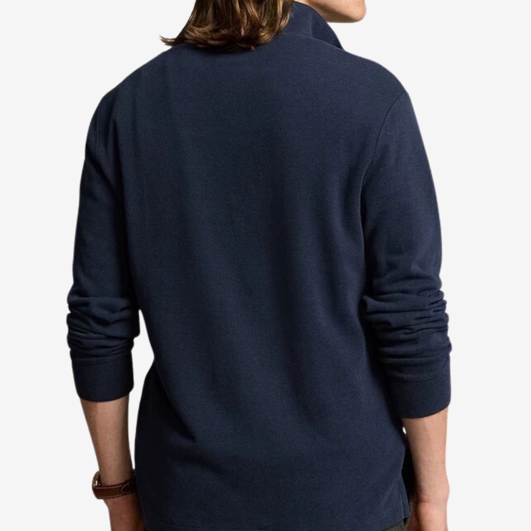 Suéter Ralph Lauren Quarter Zip "Hunter Navy"