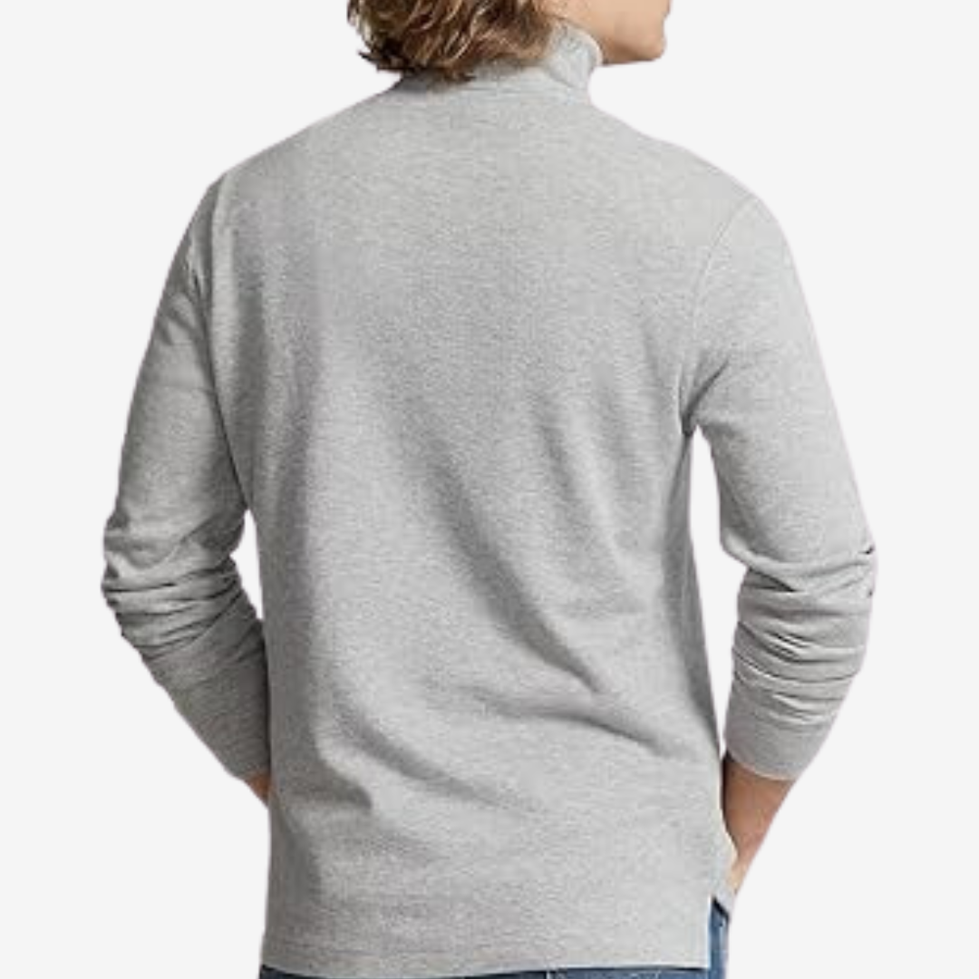 Suéter Ralph Lauren Quarter Zip "Andover Heather"