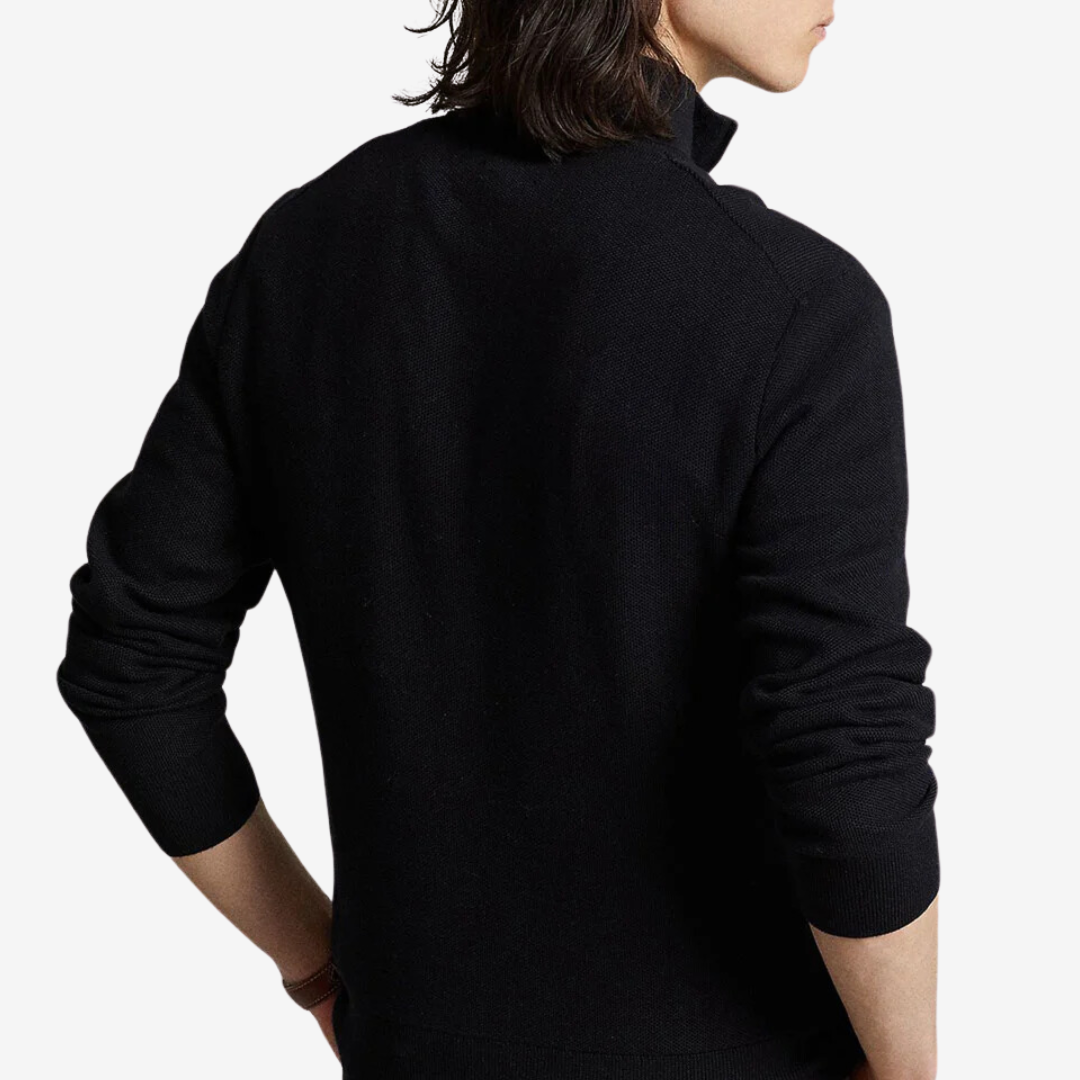 Suéter Ralph Lauren Quarter Zip "Black"