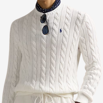 Suéter Cable-Knit Ralph Lauren "White"