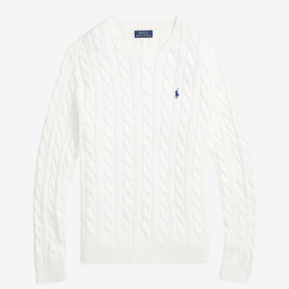 Suéter Cable-Knit Ralph Lauren "White"