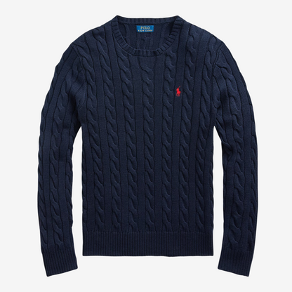 Suéter Cable-Knit Ralph Lauren "Hunter Navy"