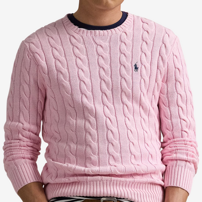 Suéter Cable-Knit Ralph Lauren "Pink"