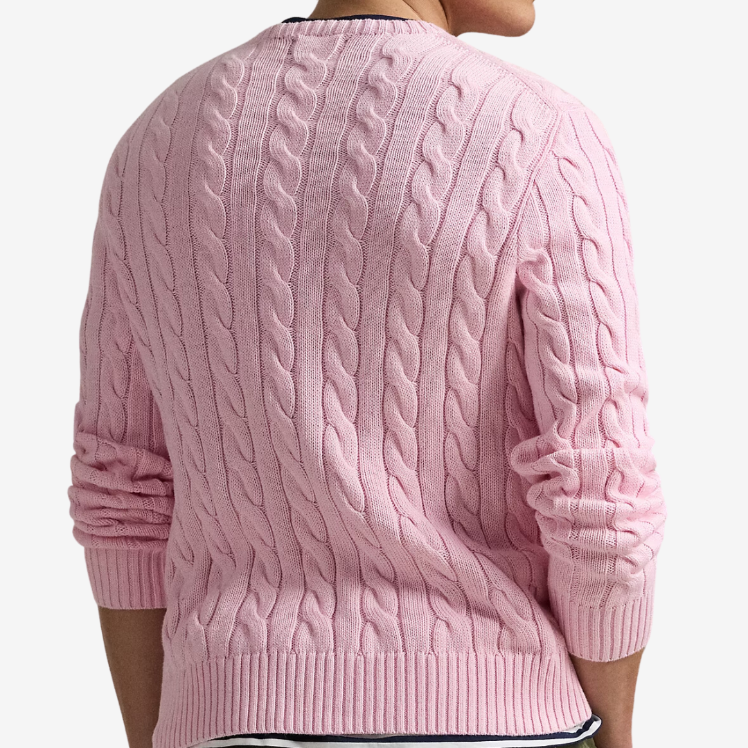 Suéter Cable-Knit Ralph Lauren "Pink"