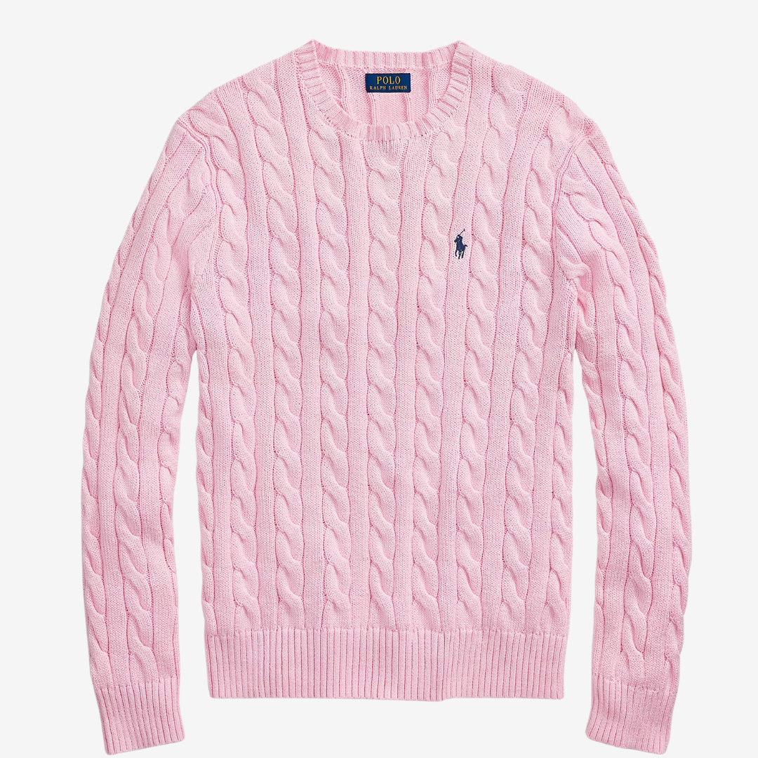 Suéter Cable-Knit Ralph Lauren "Pink"