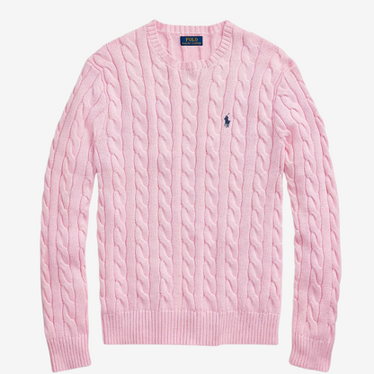 Suéter Cable-Knit Ralph Lauren "Pink"